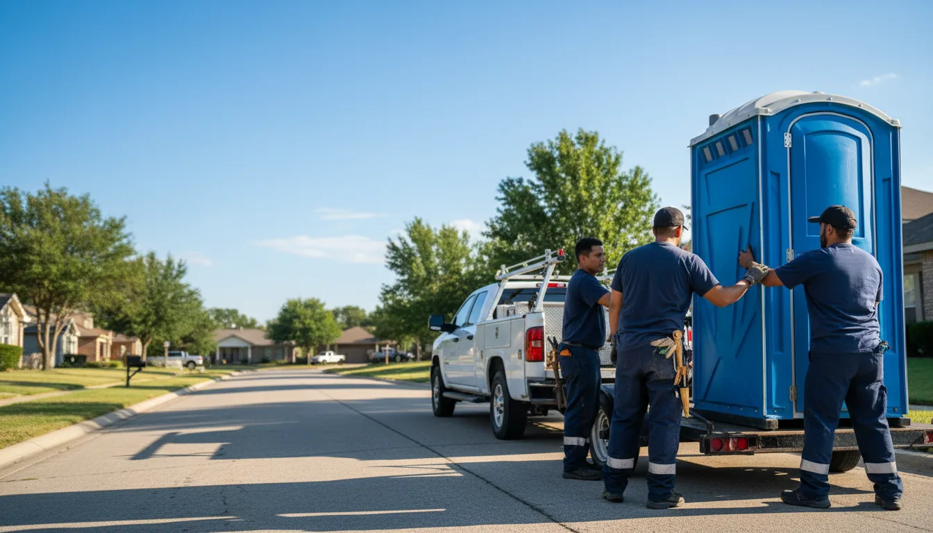 Portable Toilet Rental in Mount Vernon, TX near me